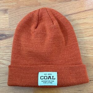 Coal Men's Orange Beanie Hat